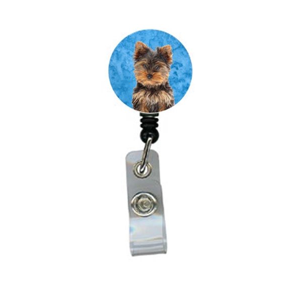 Teachers Aid Yorkie Puppy And Yorkshire Terrier Retractable Badge Reel TE632063